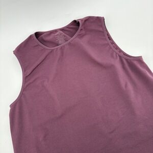 GEORGE SEAMLESS Womens XL Tank Top Sleeveless Purple Nylon Spandex